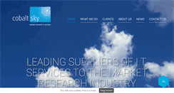 Desktop Screenshot of cobalt-sky.com
